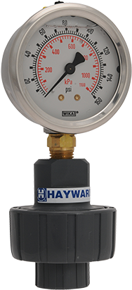 Image For Gg Series Gauges & Guards From Flow Control - 0-60 Psi Dual Scale Pressure Gauge (500x500), Png Download