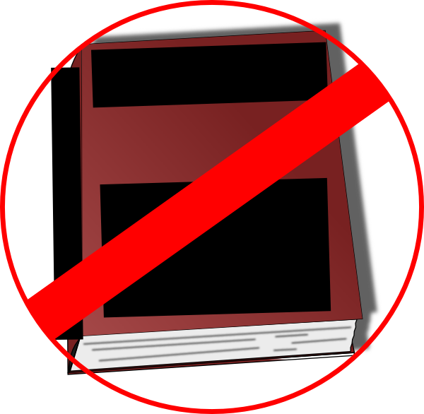 Banned Books Week Clip Art At Clker - Book Report (600x586), Png Download
