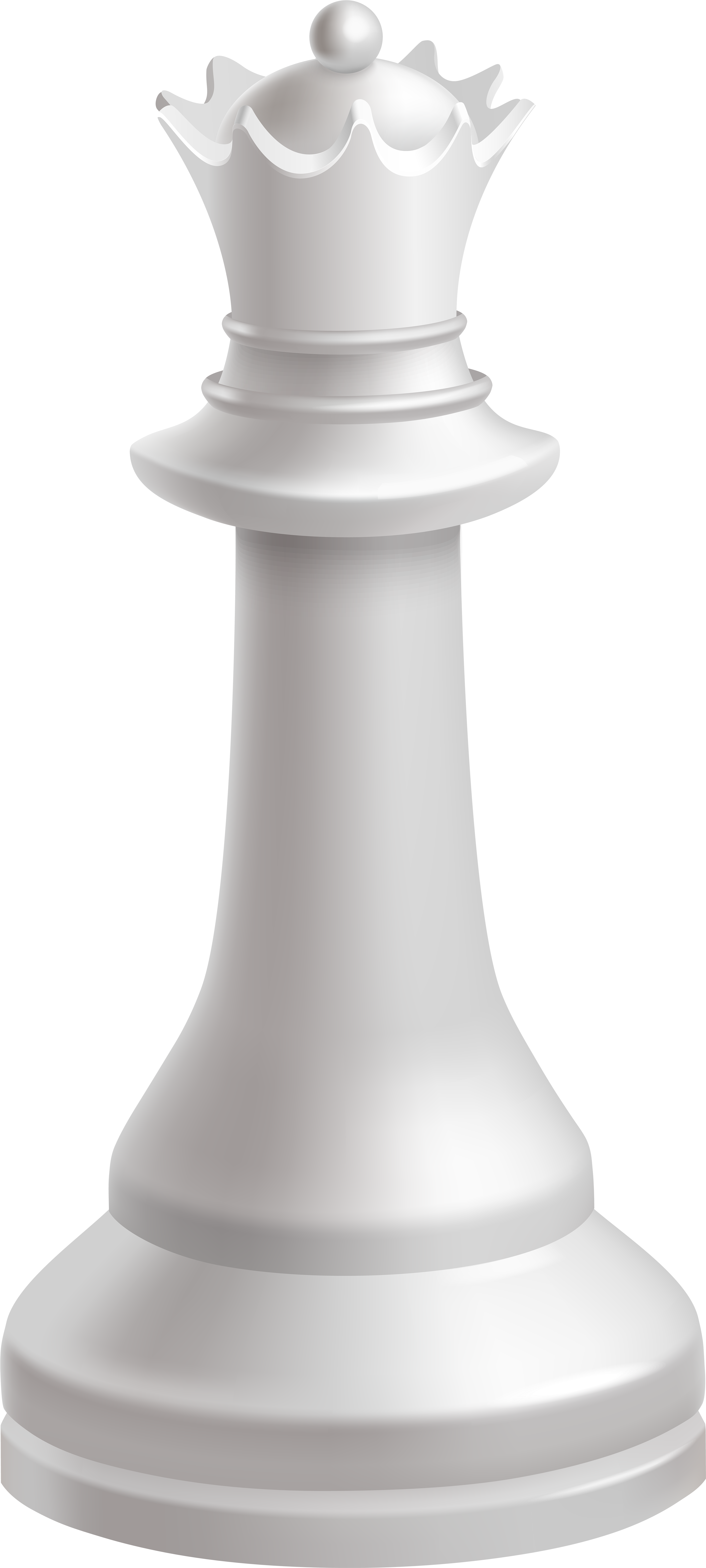Free Png Queen White Chess Piece Png Images Transparent - King Chess Piece Png (480x1051), Png Download