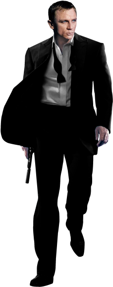 James Bond - James Bond Casino Royale (249x600), Png Download