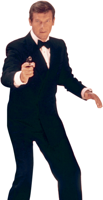 Download Roger Moore James Bond Front - Roger Moore James Bond Png PNG ...