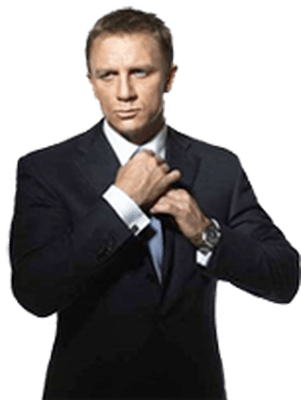 Daniel Craig James Bond - James Bond Daniel Craig Transparent (400x400), Png Download