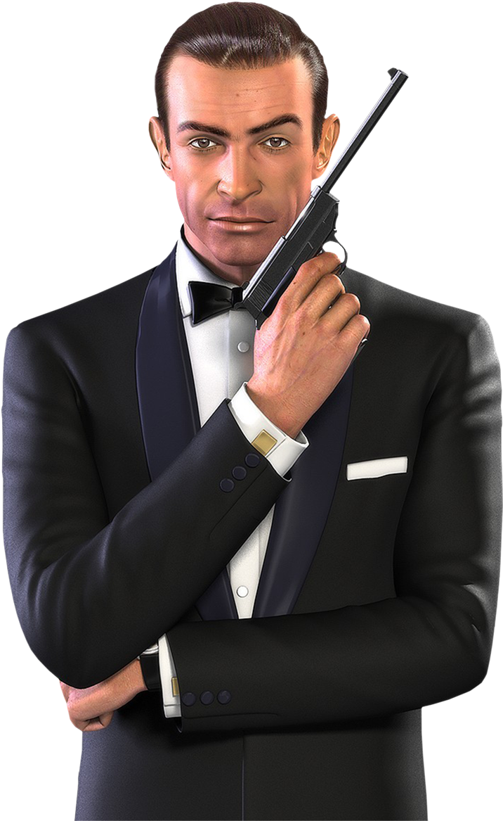 Royalty Free Library Sean Connery From Russia With - James Bond Sean Connery Tuxedo (1000x1200), Png Download