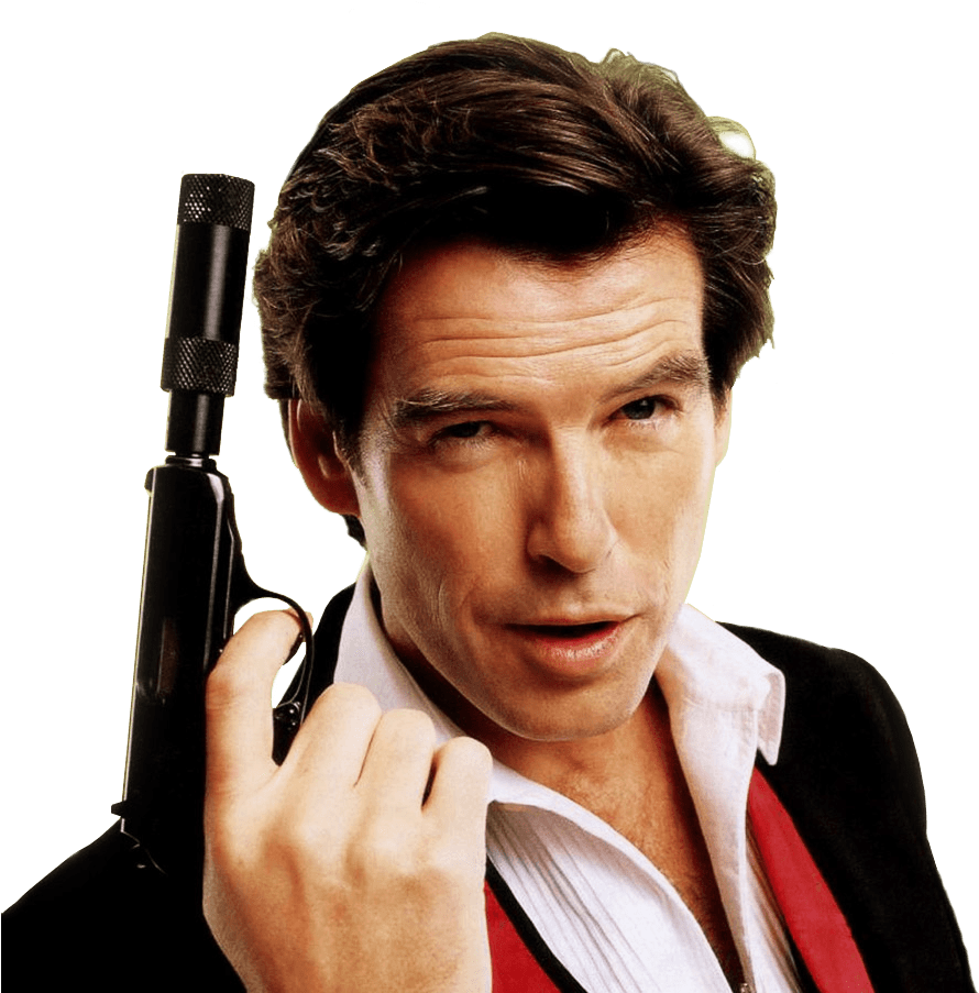 Pierce Brosnan James Bond - Pierce Brosnan (910x902), Png Download
