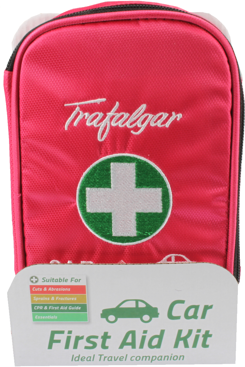 Trafalgar Car First Aid Kit Pink - Trafalgar Car First Aid Kit (1141x1534), Png Download
