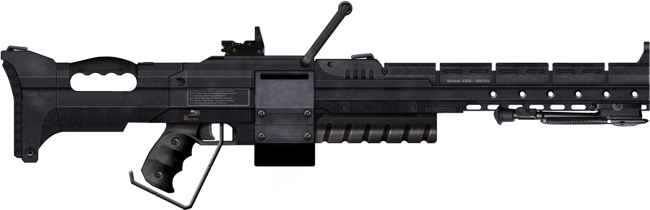 Eu Lightmachinegun - Mexican Standard Issue Rifle (1587x531), Png Download