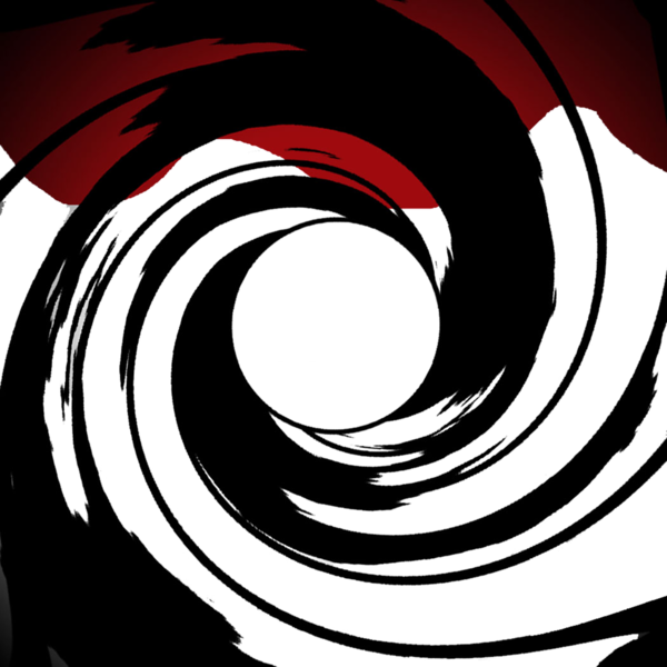 James Bond Spiral (600x600), Png Download