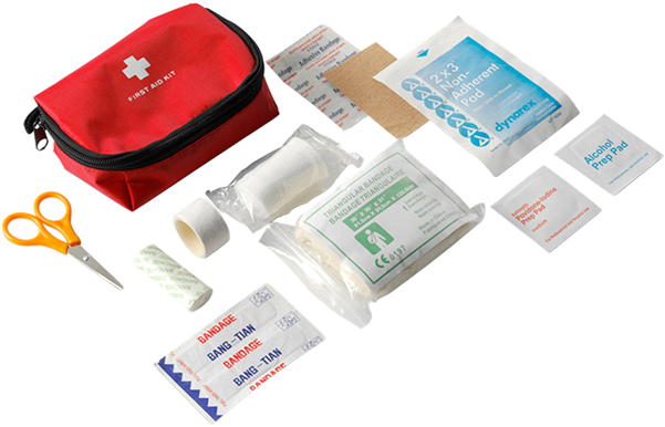 16 Piece First Aid Kit, Bh1342 - First Aid Tools (600x600), Png Download