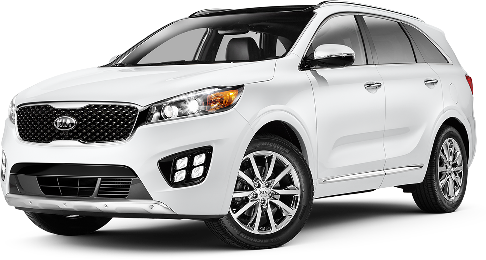 Kia - 2017 Kia Sorento White (1920x1062), Png Download