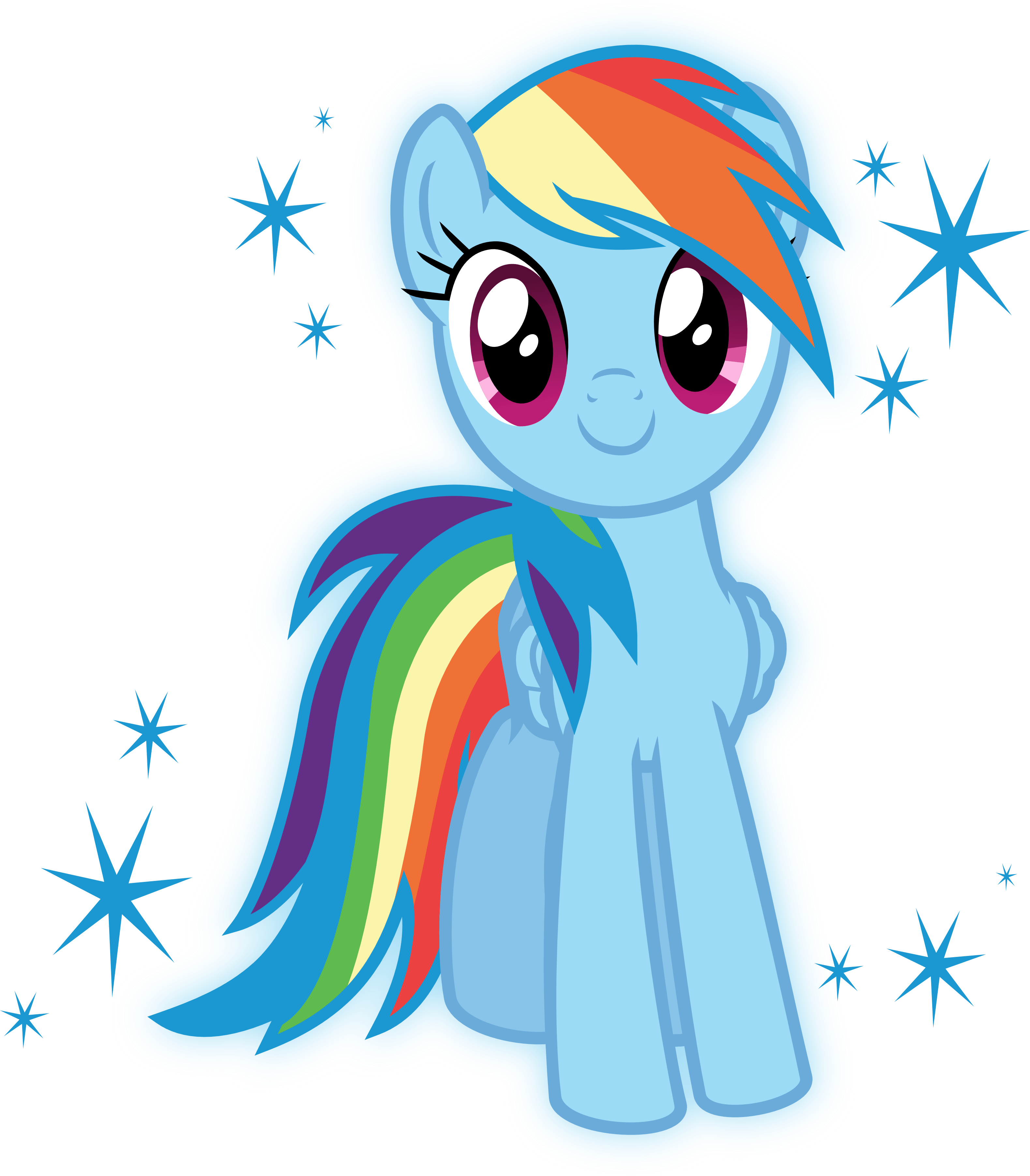Rainbow Dash Pictures Gallery - Rainbow Dash (3160x3607), Png Download