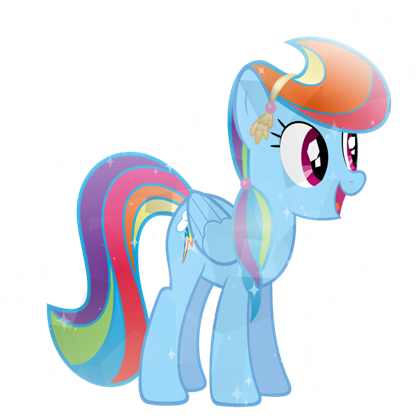 Graphic Black And White Stock Dash Roblox - Mlp Rainbow Dash Crystal Empire (420x420), Png Download