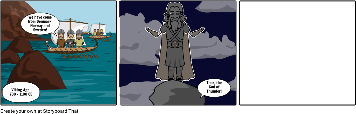 Vikings - Illustration (1164x385), Png Download