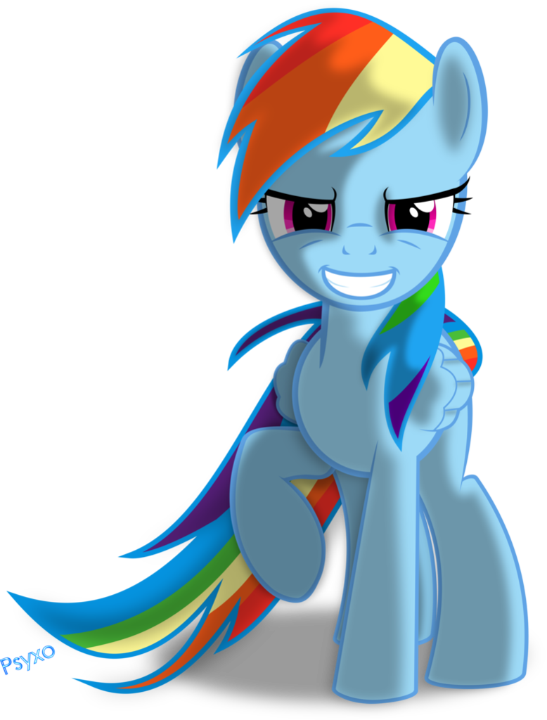 32 Images About Rainbow Dash On We Heart It - Mlp Rainbow Dash Base (778x1024), Png Download