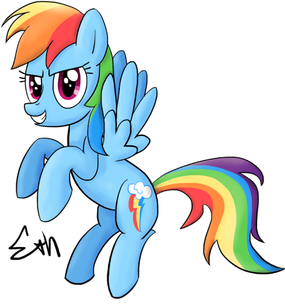 Rainbow Dash Day By Robony6 - Cartoon (643x650), Png Download