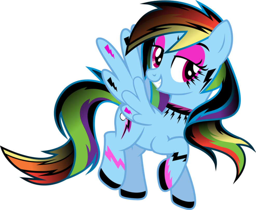Download Svg Royalty Free Stock Emo Transparent Rainbow Dash My Little Pony Gothic Png Image With No Background Pngkey Com