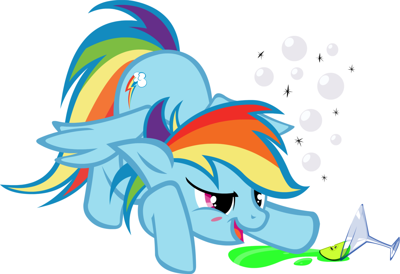 Sirponylancelot, Drink, Drunk, Rainbow Dash, Safe - Mlp Rainbow Dash Drunk (1280x877), Png Download