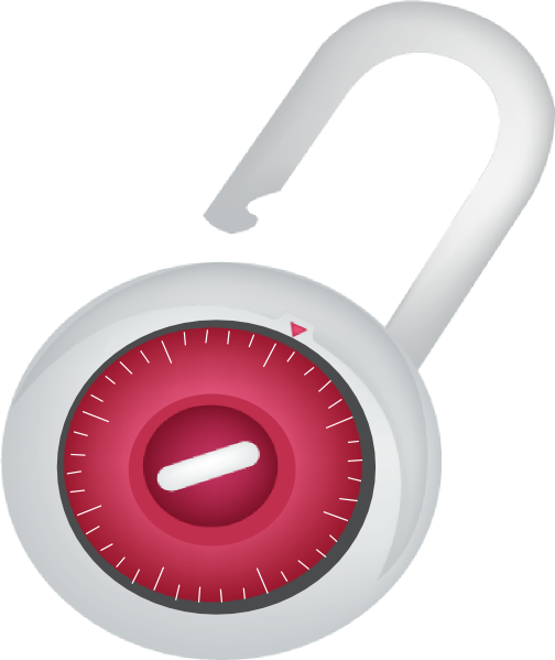 Padlock (504x599), Png Download