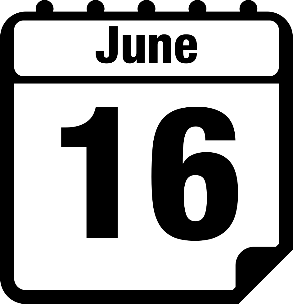 June Clipart June Calender - 18 De Agosto Calendario (944x980), Png Download