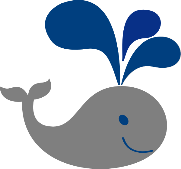 How To Set Use Blue Grey Whale Clipart (600x559), Png Download