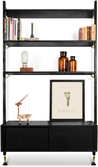 Lowes Solid Oak Etagere Brayden Studio (1024x683), Png Download