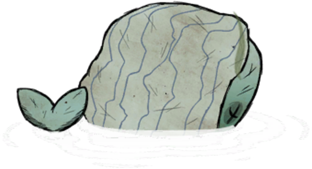 Blue Whale Carcass - Don T Starve Shipwrecked Dead Seal (1031x558), Png Download