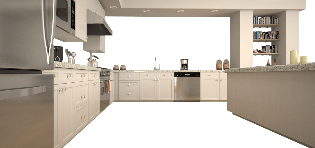 Kitchen Cabinet Png - Kitchen Png (1020x480), Png Download