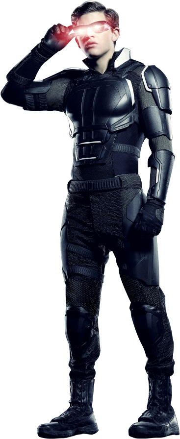 Cyclops Young Transparent Background By Ruan2br-da201ux - X Men Apocalypse Cyclops Png (398x917), Png Download