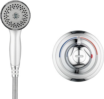 Aqualisa Aquavalve™ 609 Thermo Standard Mixer Shower - Aqualisa Mixer Shower (600x400), Png Download