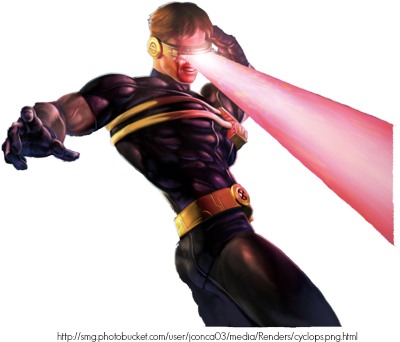 And Blood Vessels) Works To Supply Normal Humans With - X Men Cyclops Render (500x400), Png Download