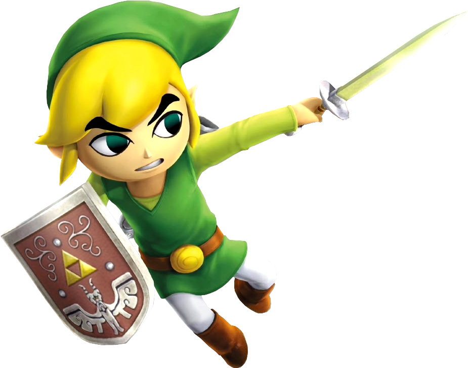 Toon Link Hero's Sword - Death Battle Toon Link (924x942), Png Download
