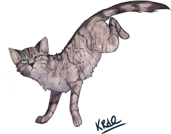 Warriors Cats Png Png Library Library - Jayfeather Warrior Cats Png (600x496), Png Download