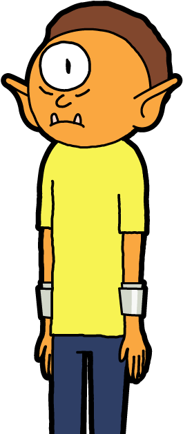 #73 - Cyclops Morty - Pocketmortys - Net - Cyclops Morty (300x650), Png Download