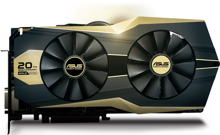 Asus Graphics Cards Gold20th-gtx980-p-4gd5 (720x522), Png Download