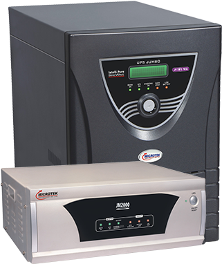 External Battery Ups - 1100va Microtek Inverter Price (344x405), Png Download
