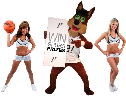 San Antonio Spurs Coyote Png (487x321), Png Download