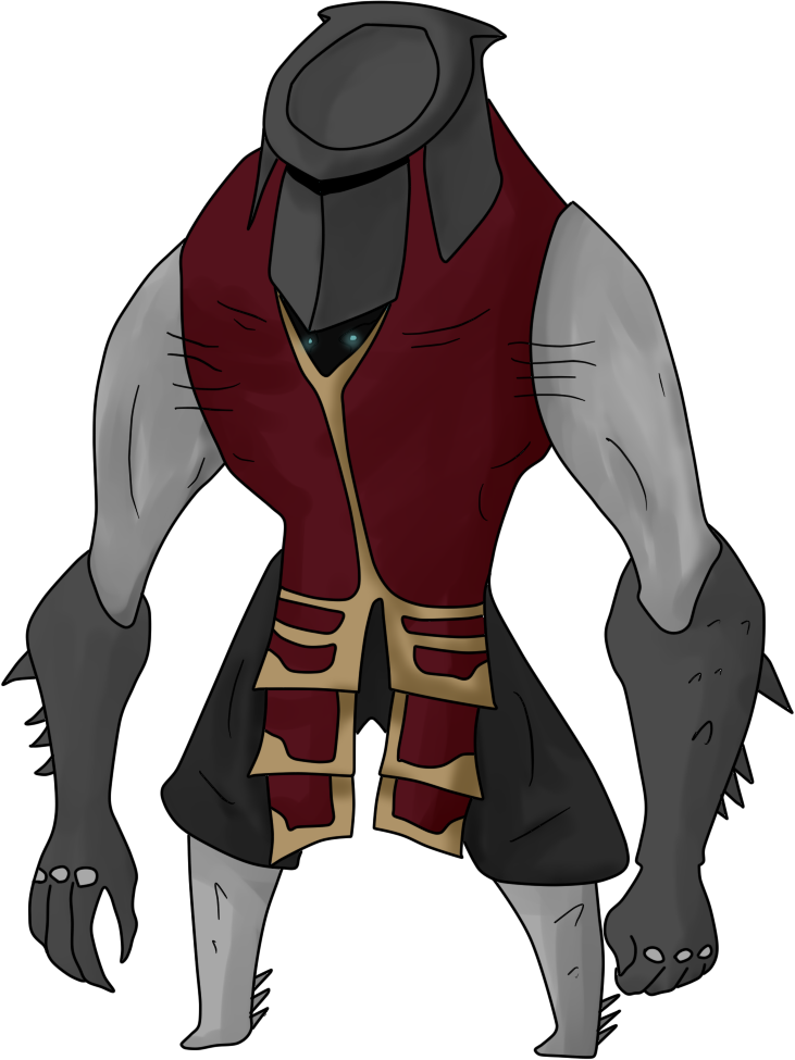 Banner Chibi By Marshallvex On Deviantart - Atlas Fan Art Warframe (731x975), Png Download