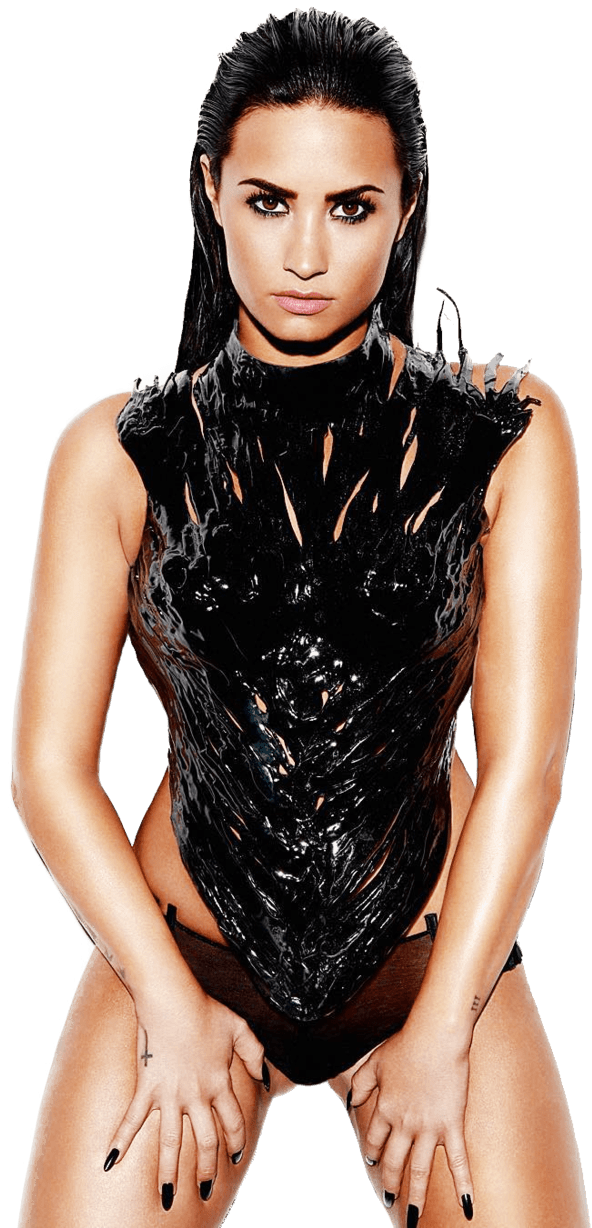 Music Stars - Demi Lovato Png (651x1227), Png Download