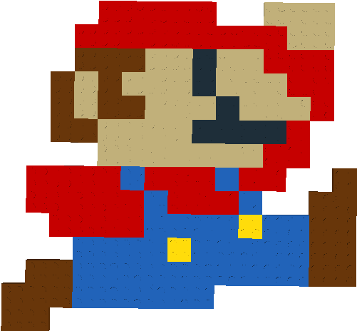 8 Bit Luigi Png Download - 8 Bit Mario Jumping (861x633), Png Download