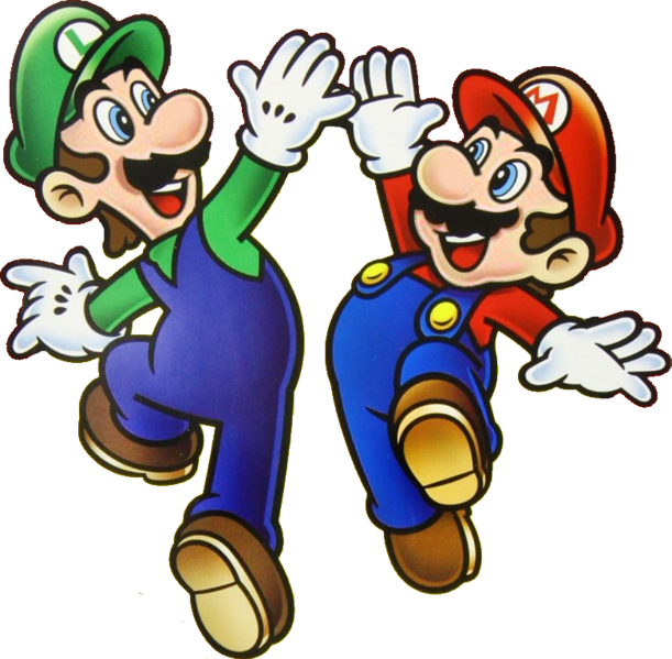 New One - Mario And Luigi Superstar Saga Artwork (611x599), Png Download
