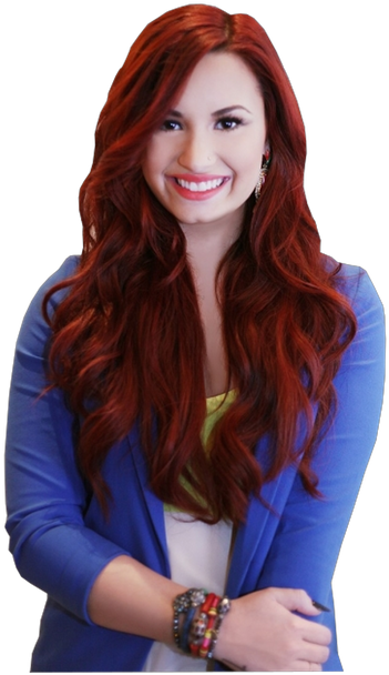 Demi Lovato - Png Pictures - Demi Lovato Red Hair 2012 (1100x618), Png Download