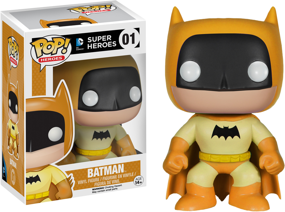 Funko Pop Dc Comics 75th Anniversary Yellow Rainbow - Batman 75th Anniversary Yellow Rainbow Batman Pop! (950x707), Png Download