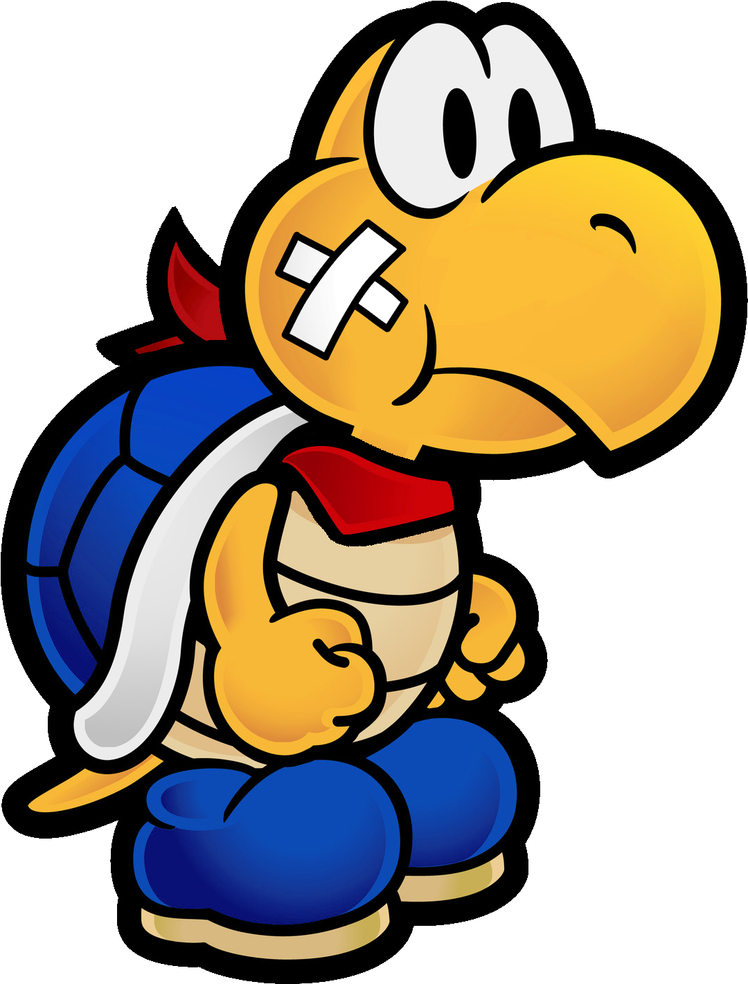 Paper Mario Kooper (1280x1592), Png Download
