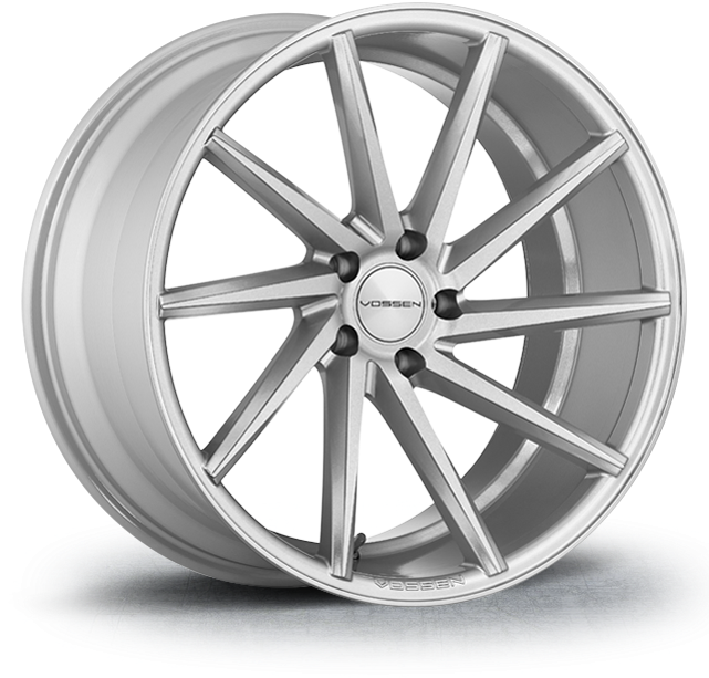 Silver Cvt Gloss Rims | 22" | Vossen Wheels (640x640), Png Download