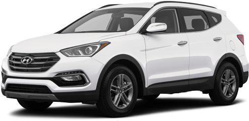 2018 Hyundai Santa Fe - 2017 Hyundai Santa Fe Sport 2.4 L Fwd (640x316), Png Download