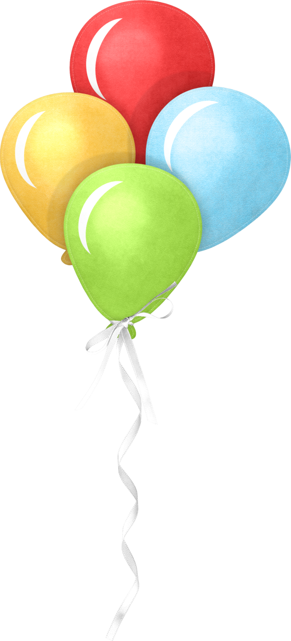 Фото, Автор Ladylony На Яндекс - Carnival Balloons Clip Art (581x1280), Png Download