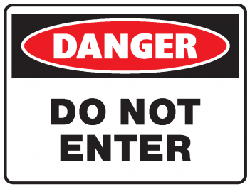 Danger Signs (350x350), Png Download