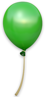 Green Balloon - Donkey Kong Country 2 Balloon (451x400), Png Download