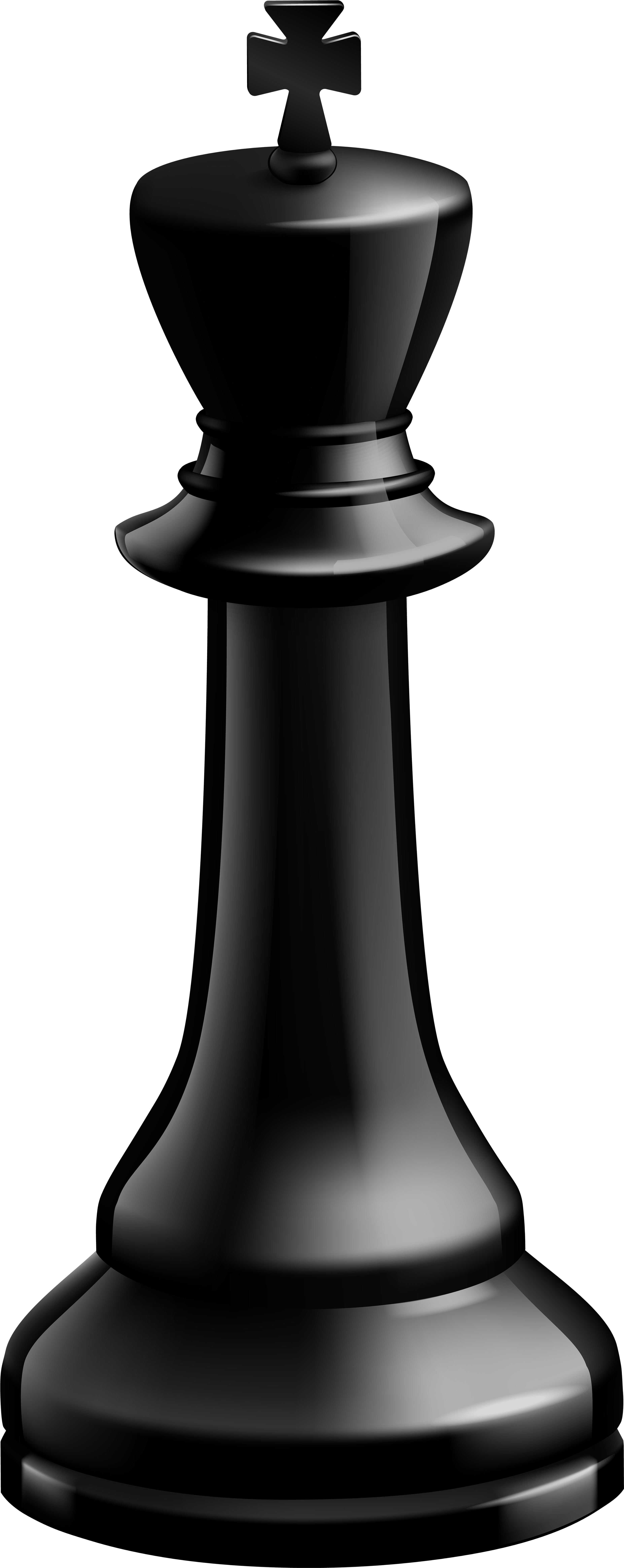 King Black Chess Piece Png Clip Art - King Black Png Chess (3257x8000), Png Download