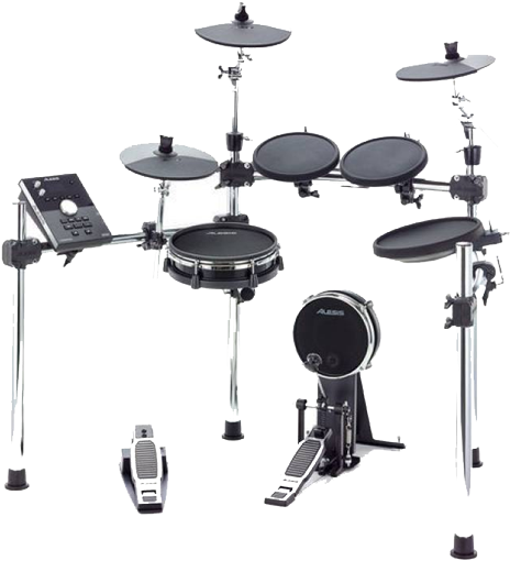Alesis Command Kit Eight-piece Drum Kit With Mesh Snare - Alesis Command 8-piece Electronic Drum Kit (666x518), Png Download