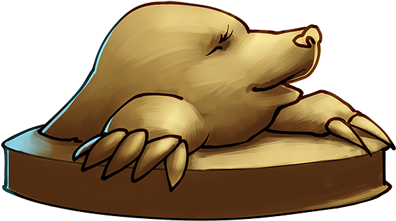 At First I Just Wanted To Draw A Mole Today For Some - California Sea Lion (636x399), Png Download
